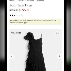 Coach mini tulle dress